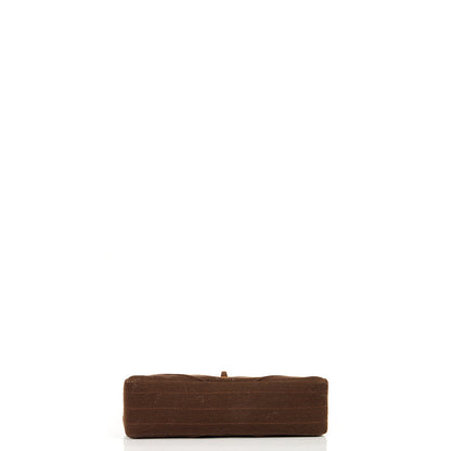 Chanel Shoulder Bag Vintage Flap Bag  in Brown Fabric — Alternate View 41