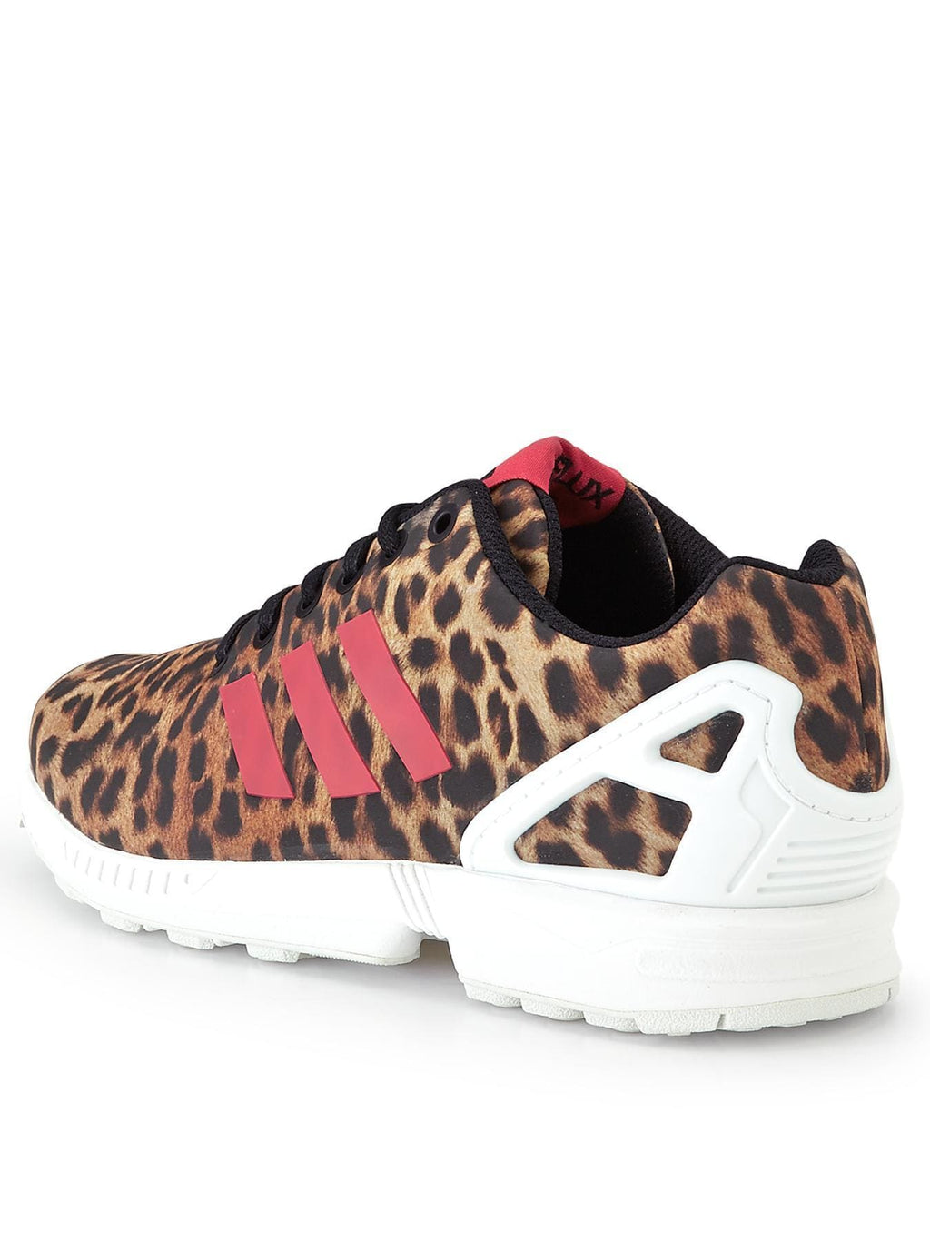 adidas Originals Womens ZX Flux 'Leopard' — UK 3.5 | EU 36 | US 4 — Back View