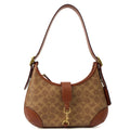 Coach Shoulder Bag Hampton Hobo Bag in Brown, Leather — Front View