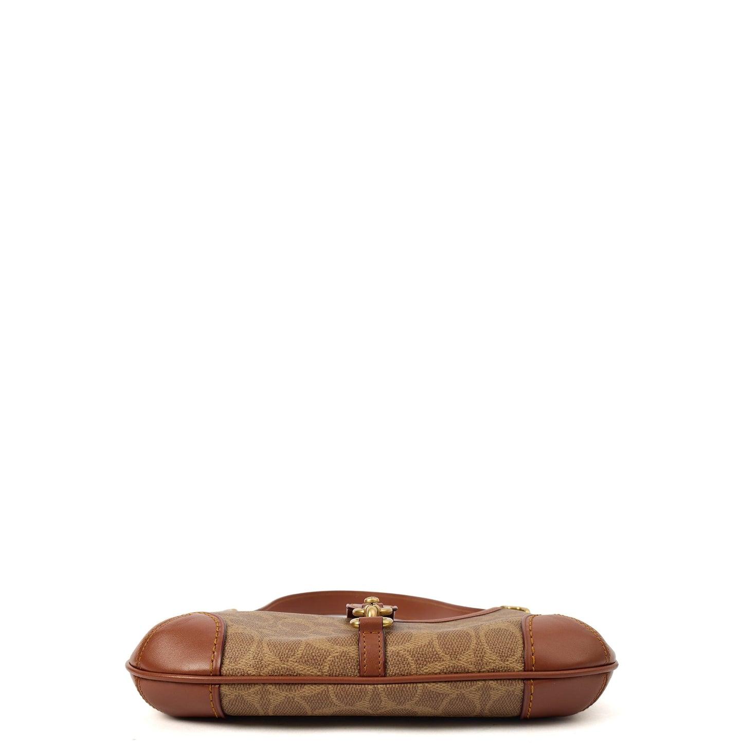 Coach Shoulder Bag Hampton Hobo Bag in Brown, Leather — Detail View