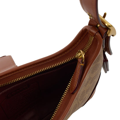 Coach Shoulder Bag Hampton Hobo Bag in Brown, Leather — Alternate View 7