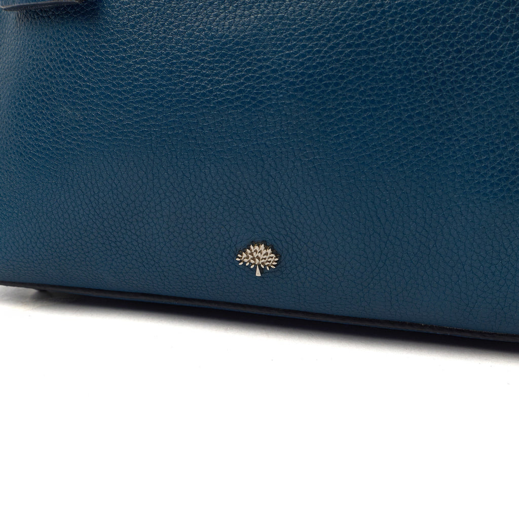 Mulberry Tote Alice  in Blue, Calfskin Leather — Lifestyle View