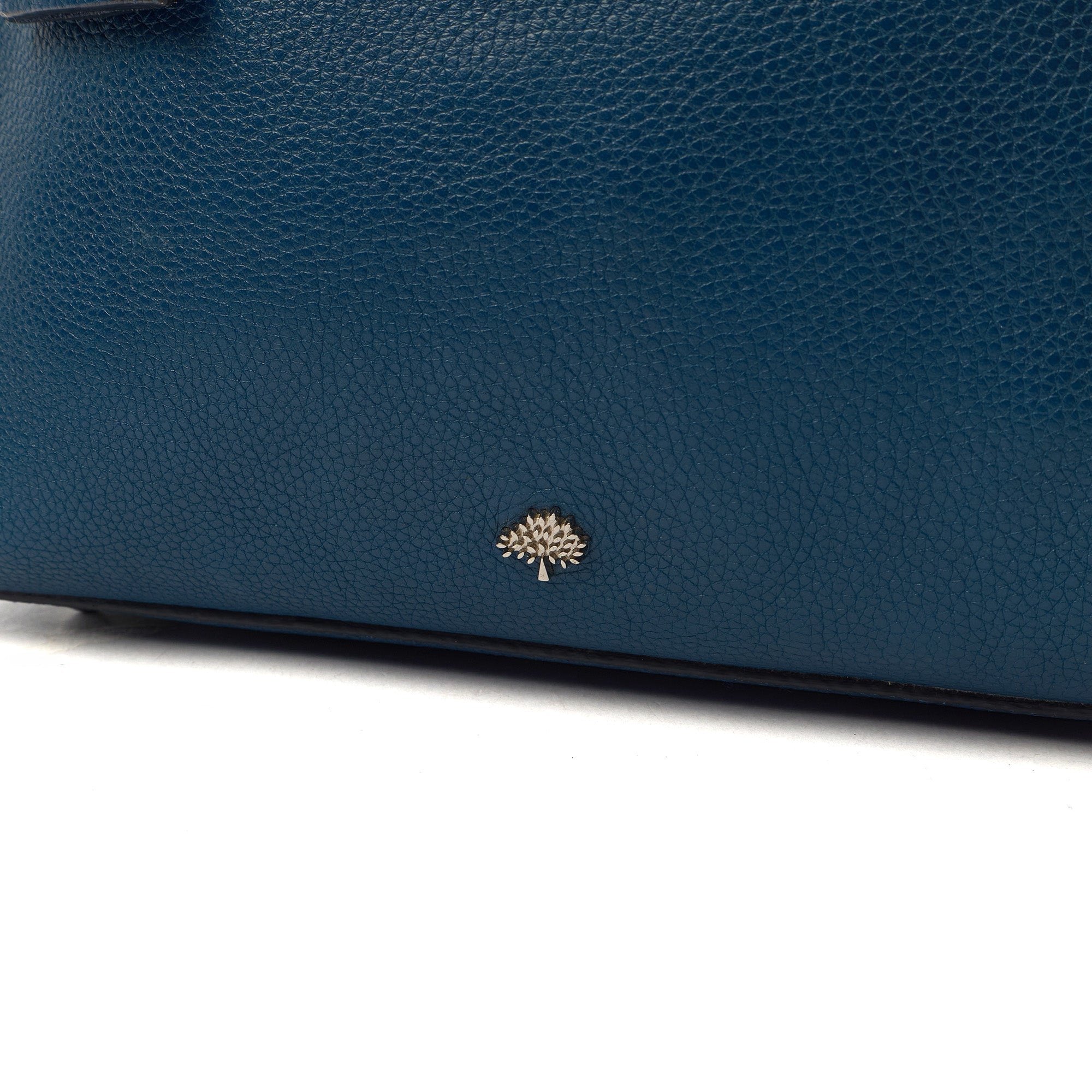 Mulberry Tote Alice  in Blue, Calfskin Leather — Lifestyle View