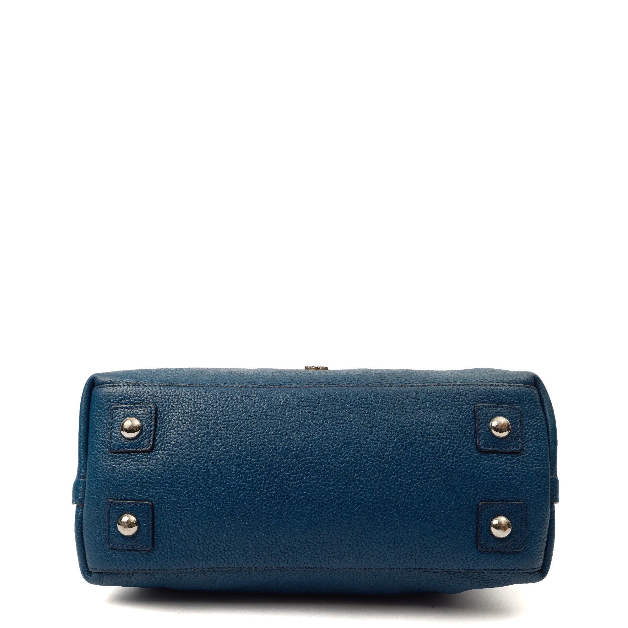 Mulberry Tote Alice  in Blue, Calfskin Leather — Detail View