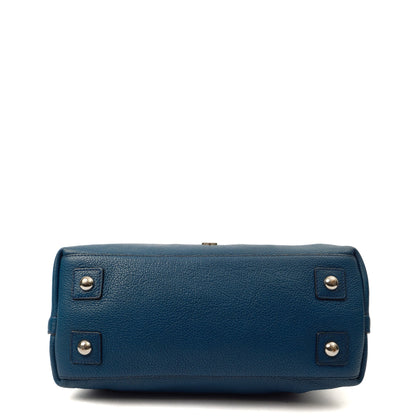 Mulberry Tote Alice  in Blue, Calfskin Leather — Detail View