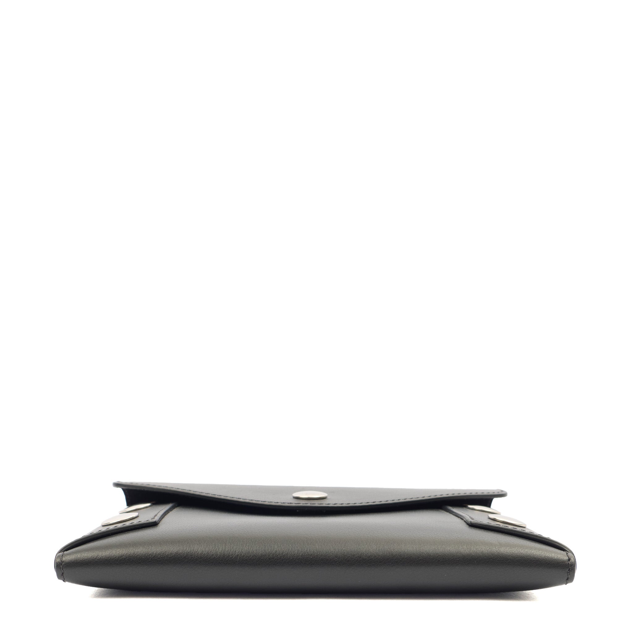 Mulberry Clutch Envelope Pouch in Black, Leather — Top View