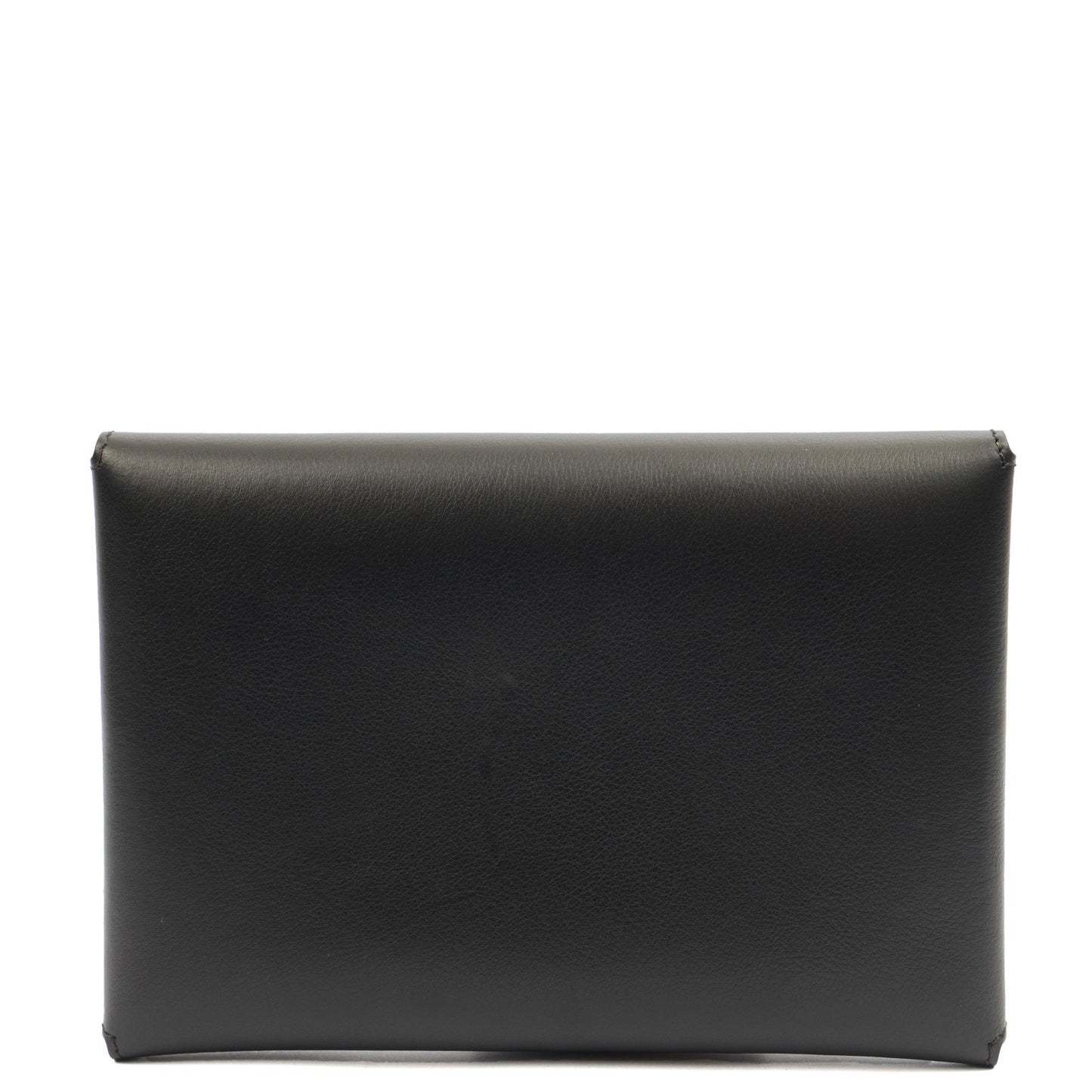 Mulberry Clutch Envelope Pouch in Black, Leather — Back View