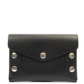 Mulberry Clutch Envelope Pouch in Black, Leather — Front View