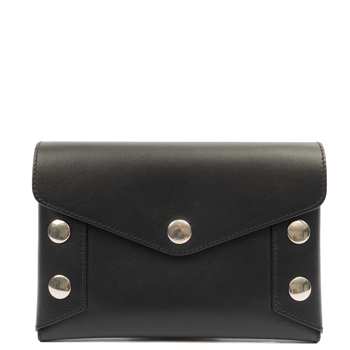 Mulberry Clutch Envelope Pouch in Black, Leather — Alternate View 8