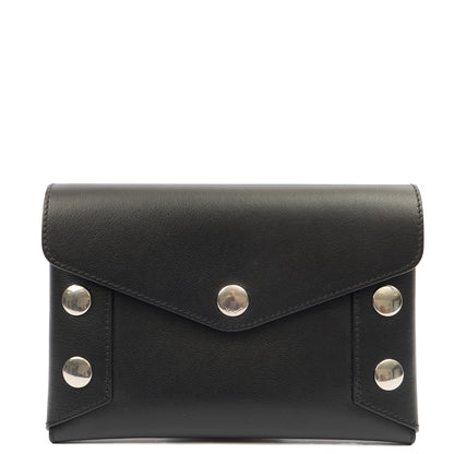 Mulberry Clutch Envelope Pouch in Black, Leather — Alternate View 8