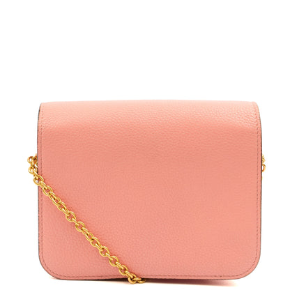Mulberry Cross Body Clifton in Pink, Calfskin Leather — Back View