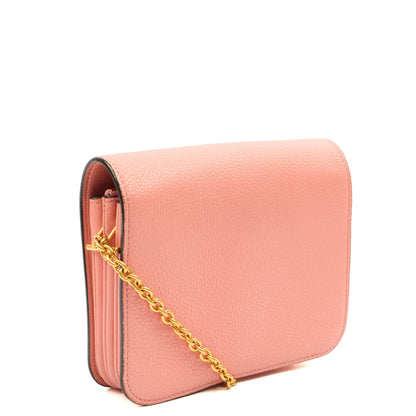 Mulberry Cross Body Clifton in Pink, Calfskin Leather — Side View