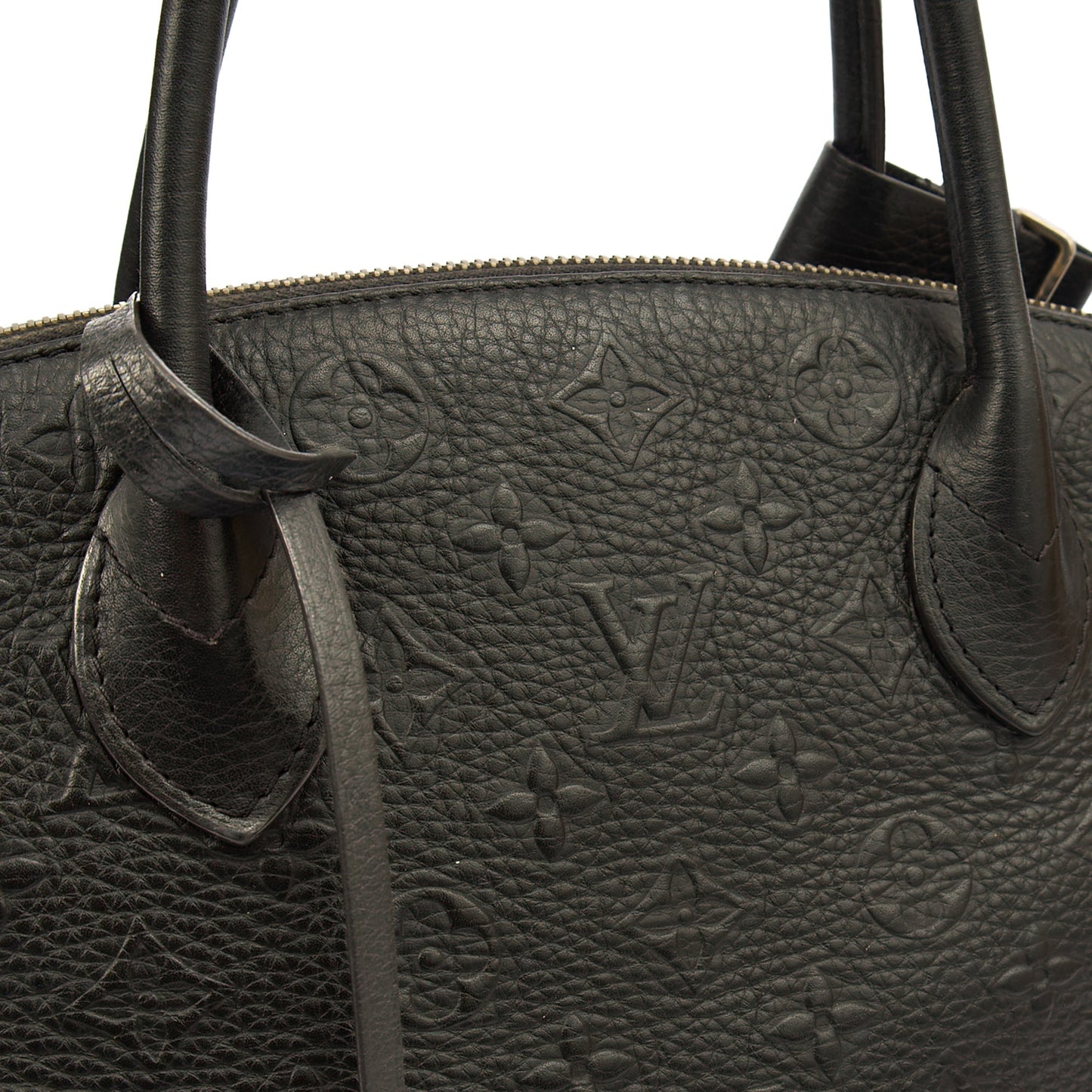 Louis Vuitton Tote Lockit - MM in Black, Calfskin Leather — Alternate View 13