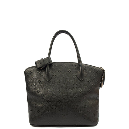 Louis Vuitton Tote Lockit - MM in Black, Calfskin Leather — Alternate View 10