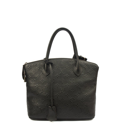 Louis Vuitton Tote Lockit - MM in Black, Calfskin Leather — Alternate View 8