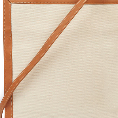 Celine Tote Vertical Cabas Tote in Neutral, Fabric — Alternate View 8