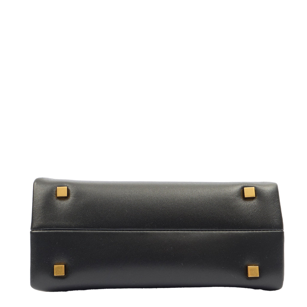 Valentino Top Handle Roman Stud The Handle Bag - Small in Black, Calfskin — Alternate View 18