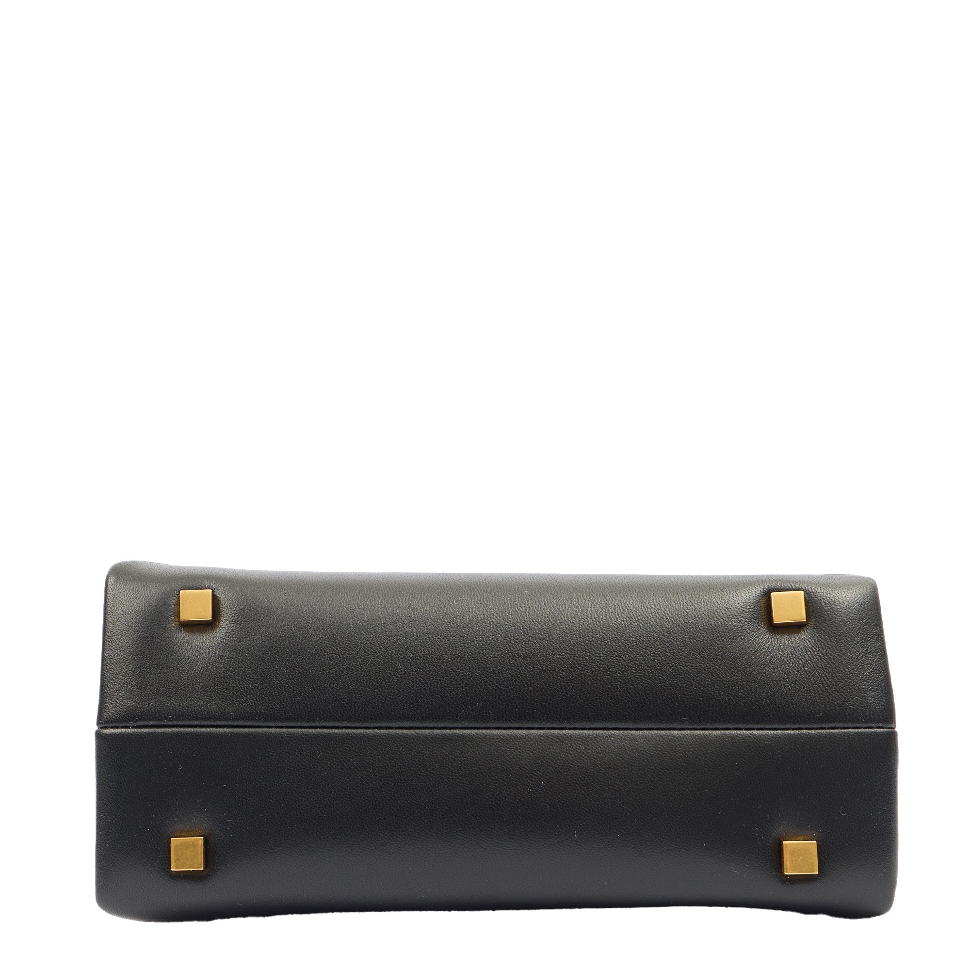 Valentino Top Handle Roman Stud The Handle Bag - Small in Black, Calfskin — Alternate View 11