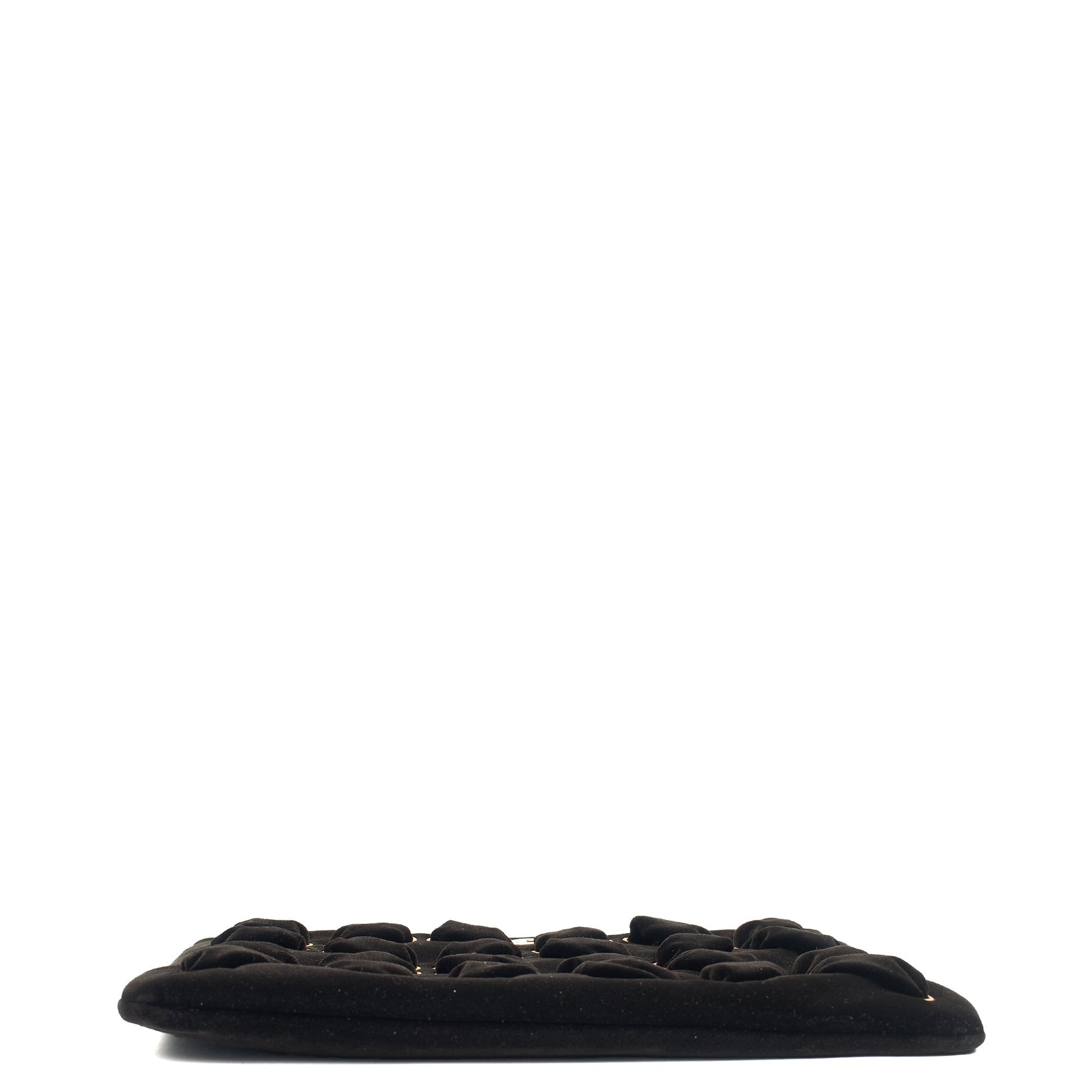 Chanel Mini Bag Clutch in Black, Velvet — Top View