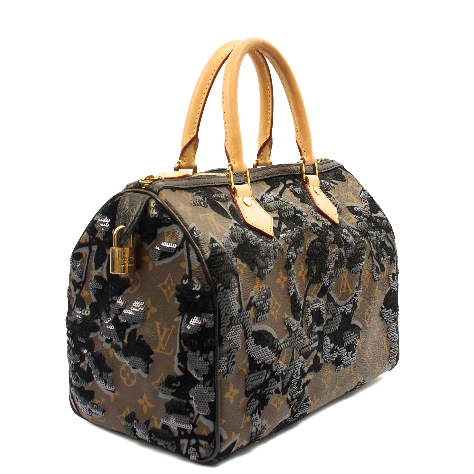 Louis Vuitton Tote Speedy 30 in Monogram, Canvas — Side View