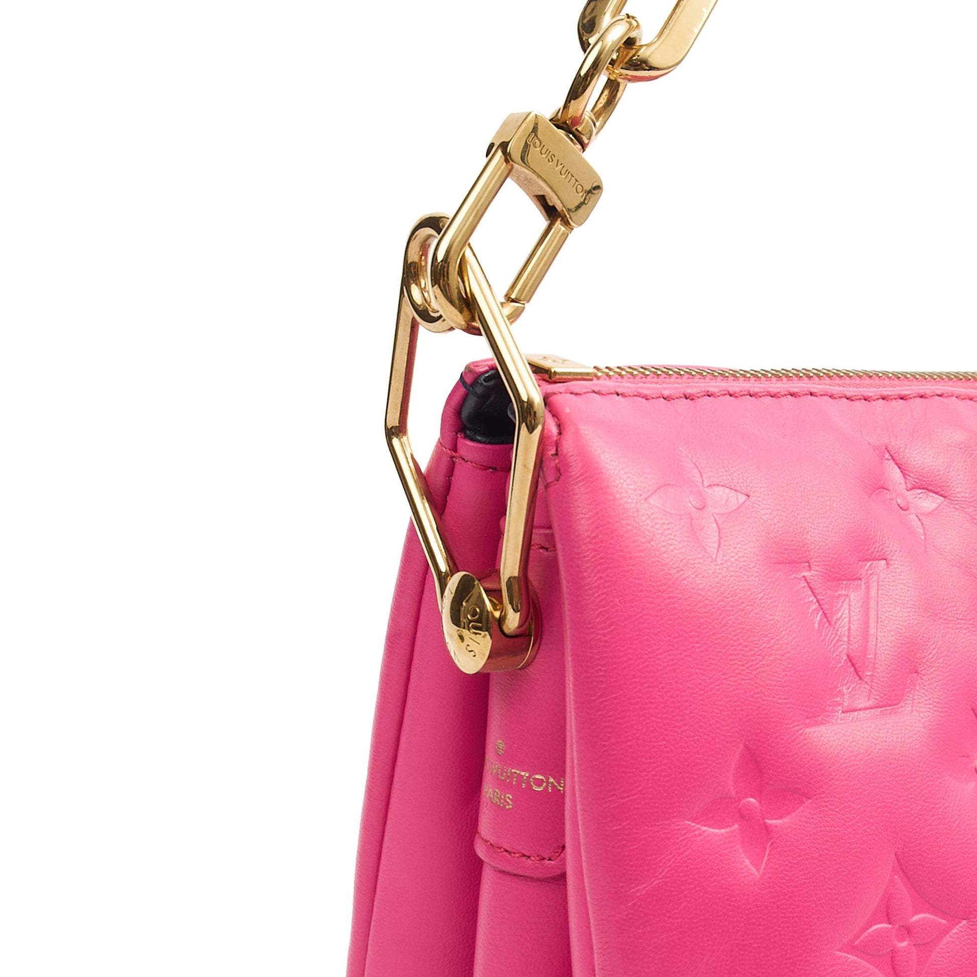Louis Vuitton Shoulder Bag Coussin MM in Pink, Calfskin Leather — Alternate View 8