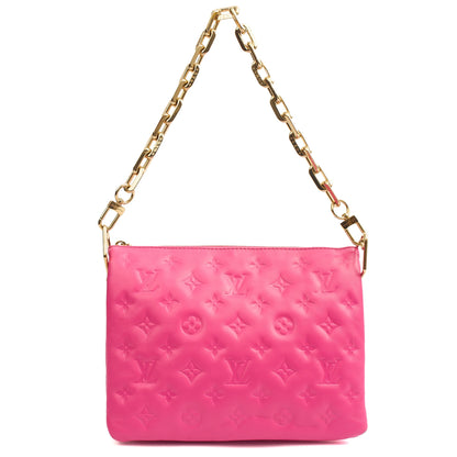 Louis Vuitton Shoulder Bag Coussin MM in Pink, Calfskin Leather — Alternate View 12
