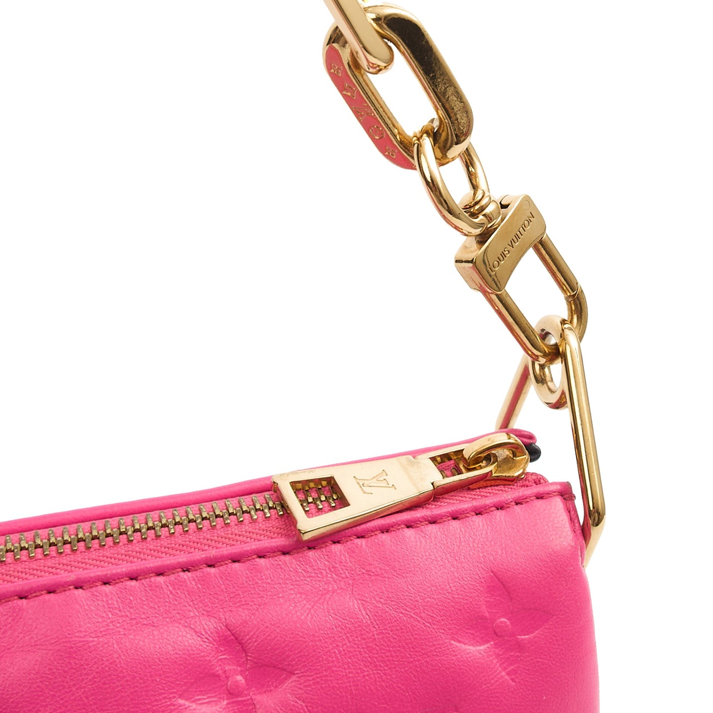 Louis Vuitton Shoulder Bag Coussin MM in Pink, Calfskin Leather — Alternate View 7