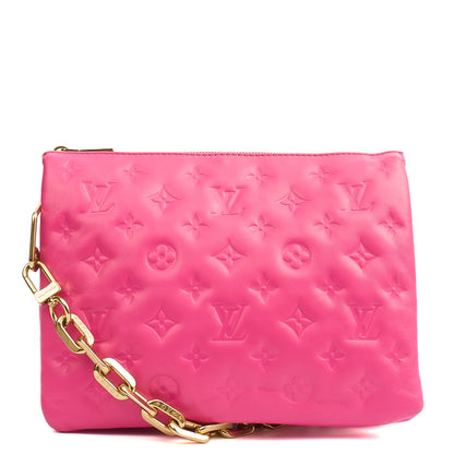 Louis Vuitton Shoulder Bag Coussin MM in Pink, Calfskin Leather — Alternate View 21