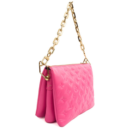 Louis Vuitton Shoulder Bag Coussin MM in Pink, Calfskin Leather — Alternate View 23