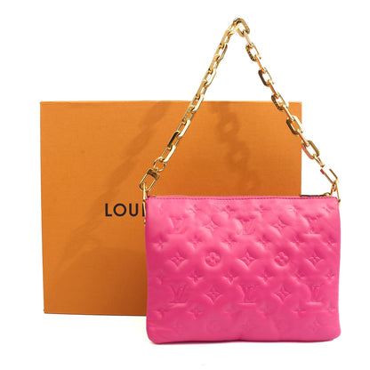 Louis Vuitton Shoulder Bag Coussin MM in Pink, Calfskin Leather — Alternate View 16