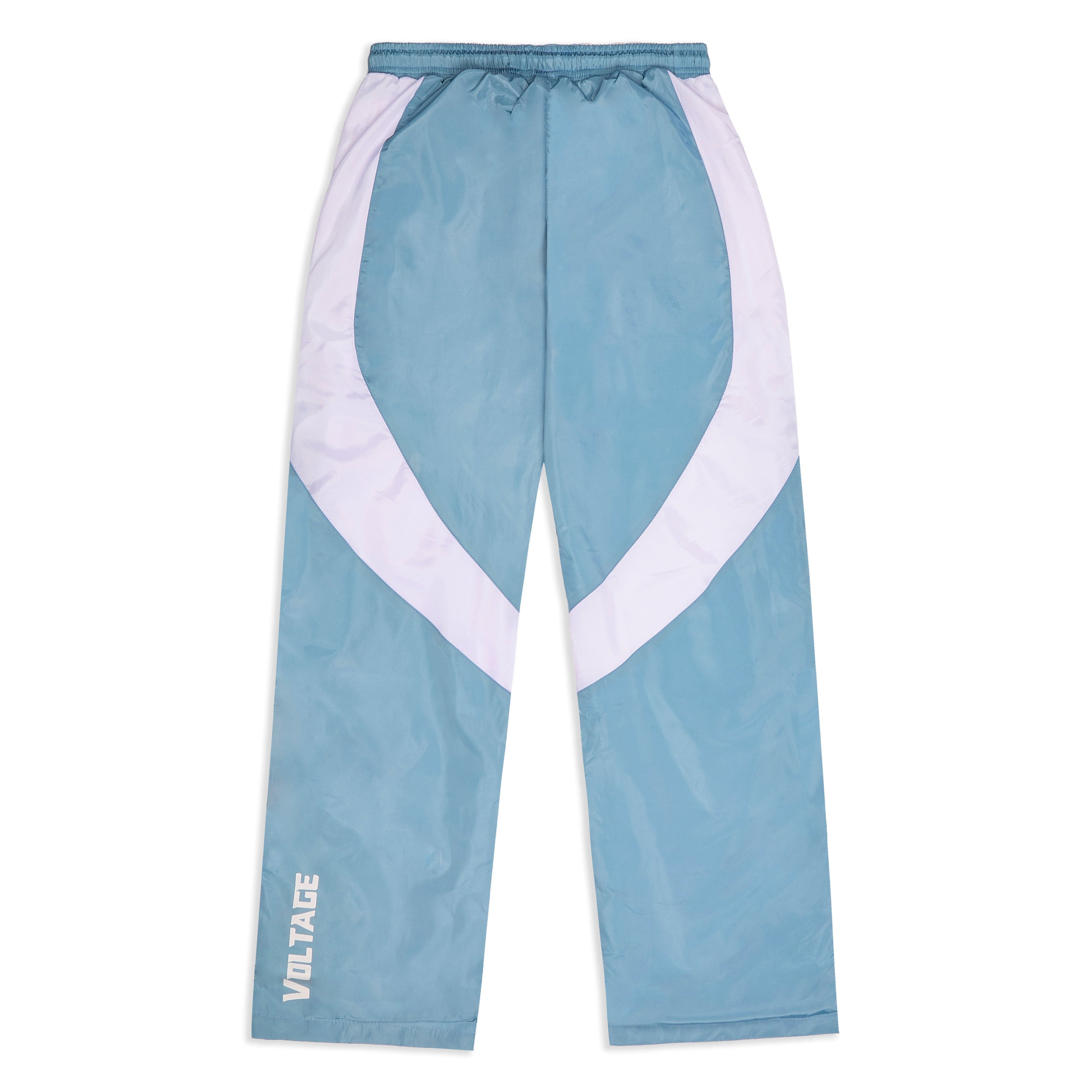 Vfour Ldn Blue Windbreaker Sweatpants — S — Side View