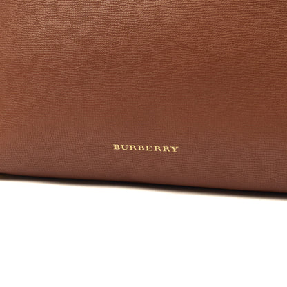 Burberry Tote Banner - Medium in Brown, Leather — Lifestyle View