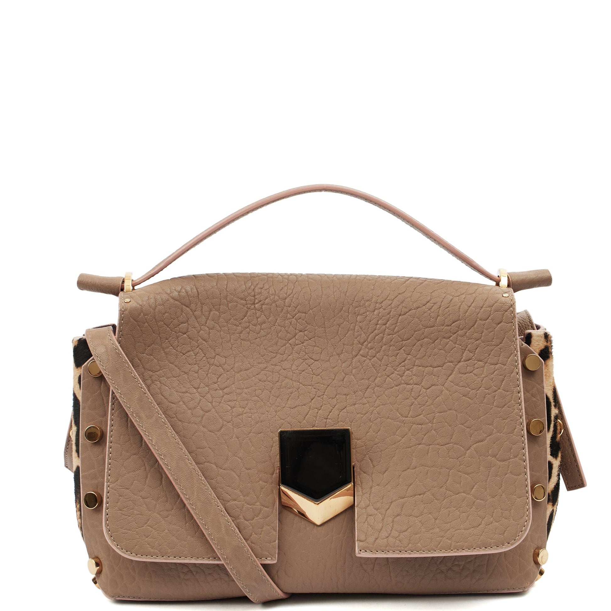 Jimmy Choo Tote Lockett  in Multi, Leather — Front View