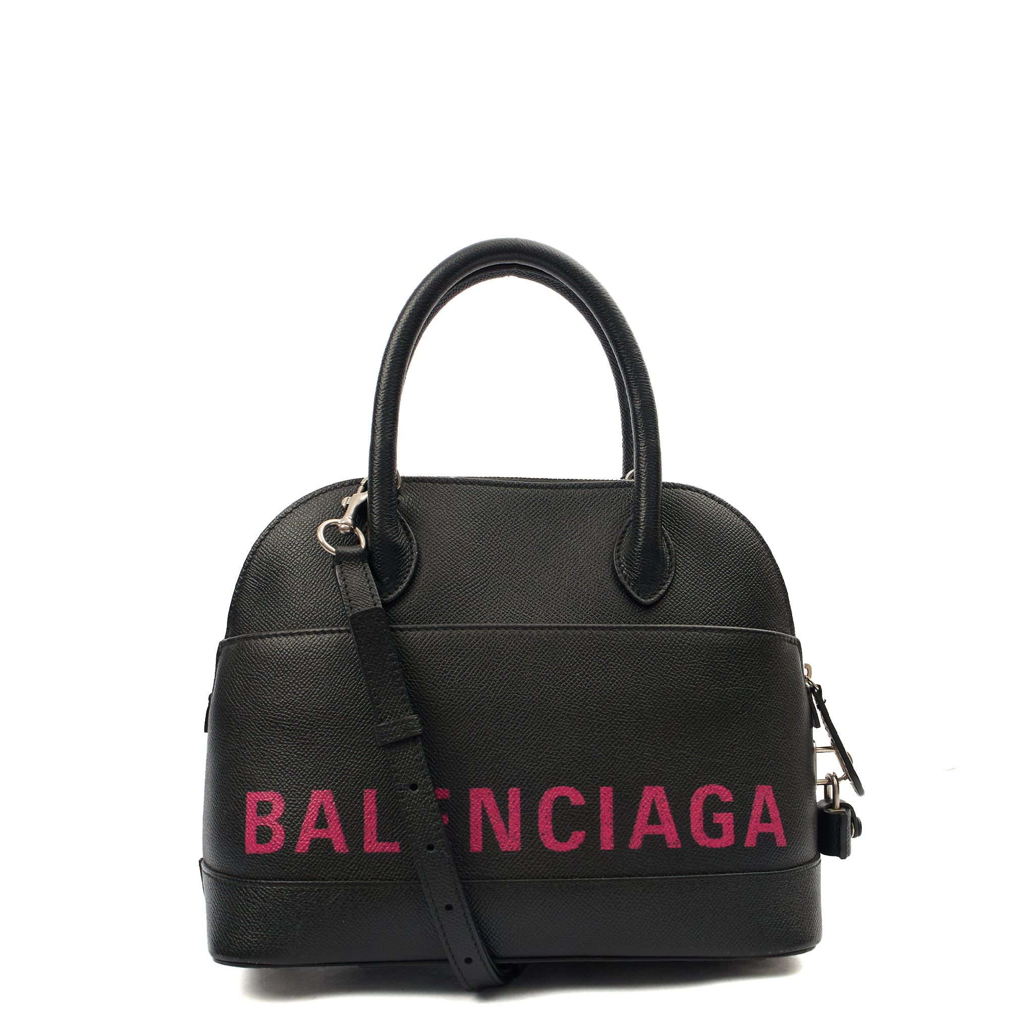 Balenciaga Top Handle Ville Top Handle S in Black, Leather — Alternate View 9