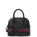 Balenciaga Top Handle Ville Top Handle S in Black, Leather — Front View