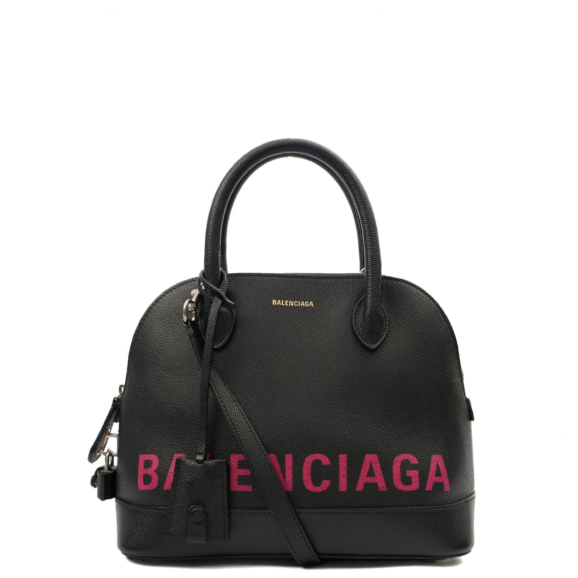 Balenciaga Top Handle Ville Top Handle S in Black, Leather — Alternate View 7