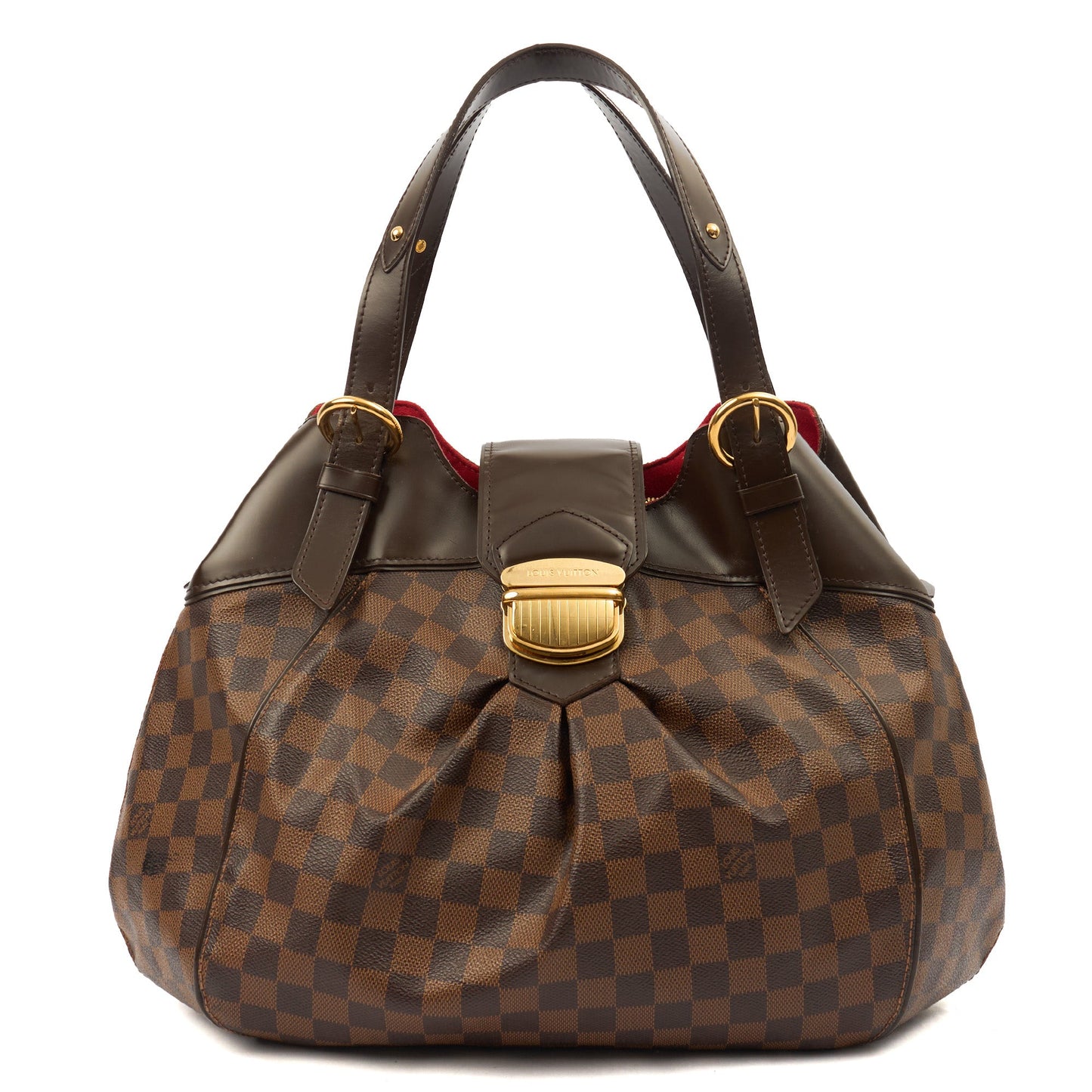 Louis Vuitton Shoulder Bag Sistina MM in Damier, Canvas — Front View