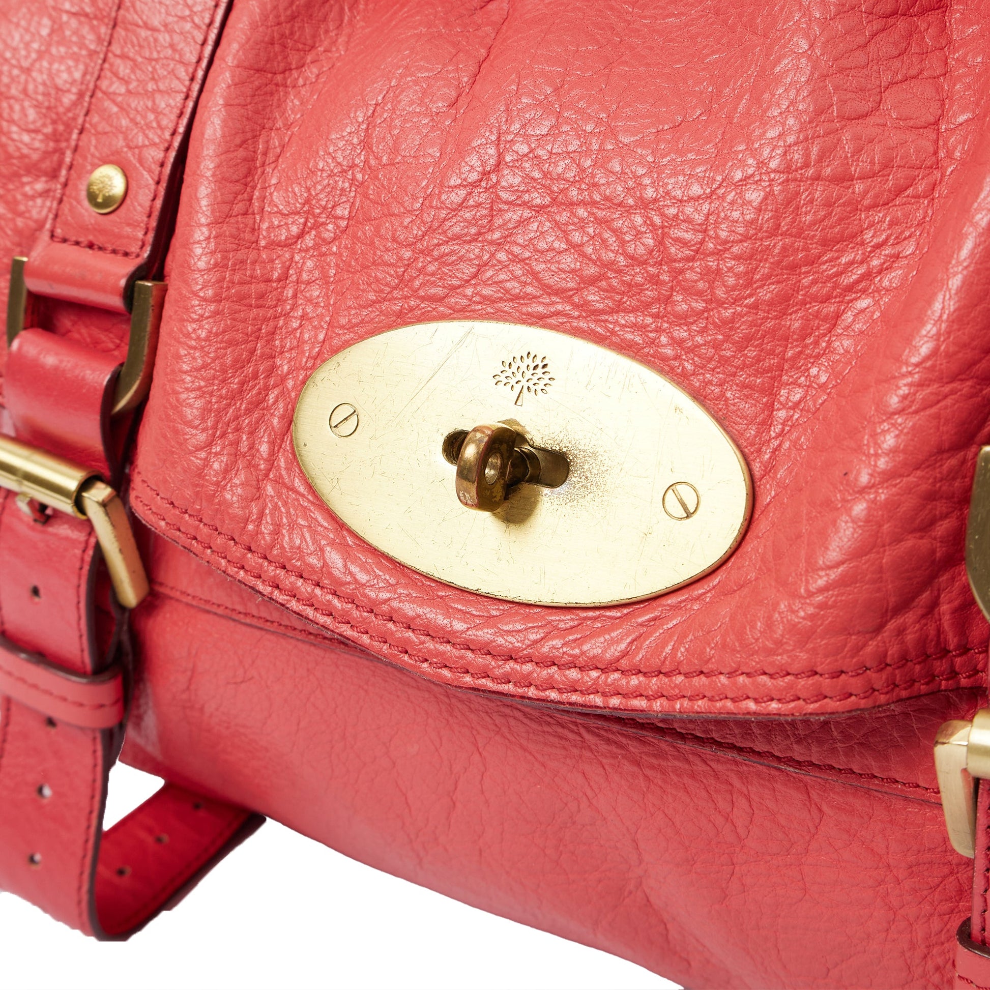 Mulberry Tote Alexa in Lipstick Red, Calfskin Leather — Alternate View 18
