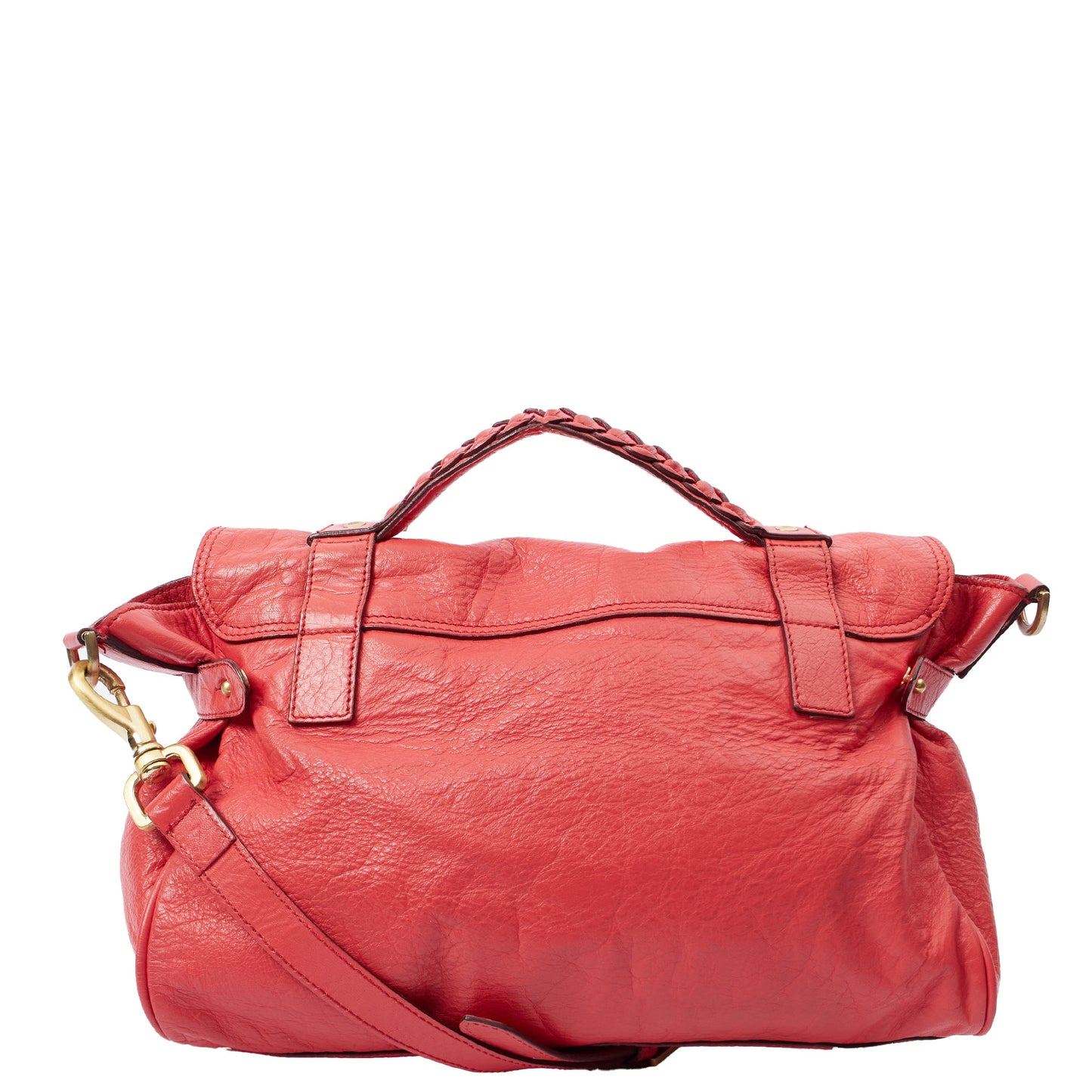 Mulberry Tote Alexa in Lipstick Red, Calfskin Leather — Alternate View 15