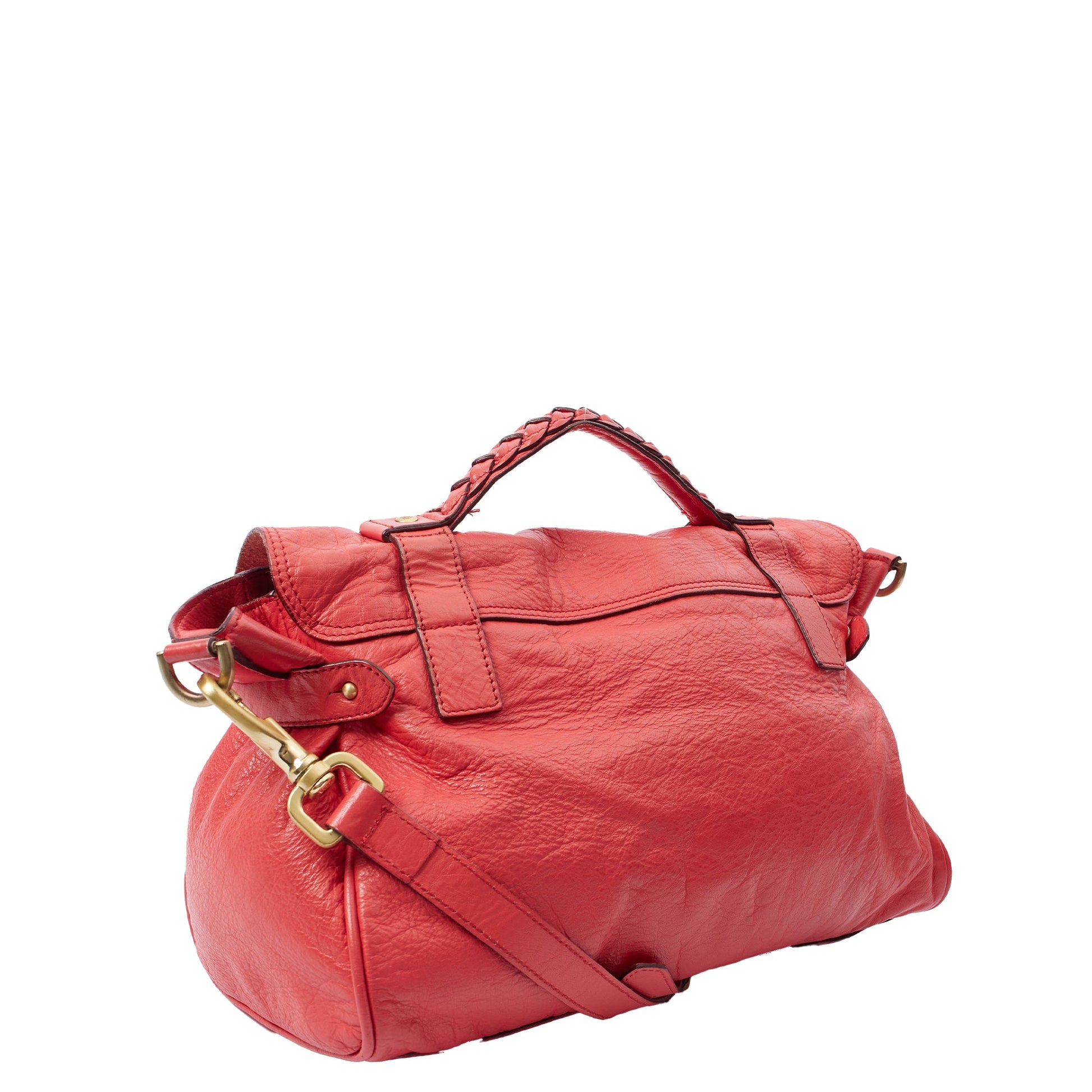 Mulberry Tote Alexa in Lipstick Red, Calfskin Leather — Alternate View 14