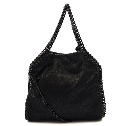 Stella McCartney Tote Falabella Tote in Black, Vegan Leather — Top View