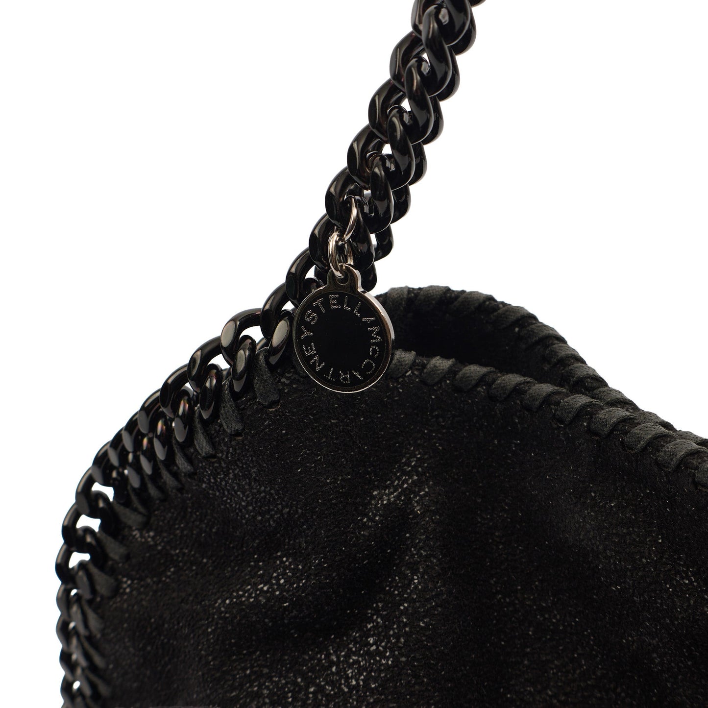 Stella McCartney Tote Falabella Tote in Black, Vegan Leather — Side View