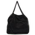 Stella McCartney Tote Falabella Tote in Black, Vegan Leather — Front View