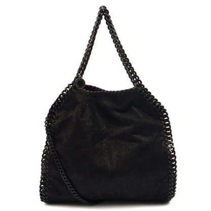 Stella McCartney Tote Falabella Tote in Black, Vegan Leather — Front View