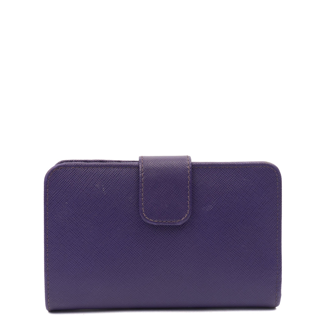 Prada Wallet Bifold Wallet  in invalid, Leather — Top View
