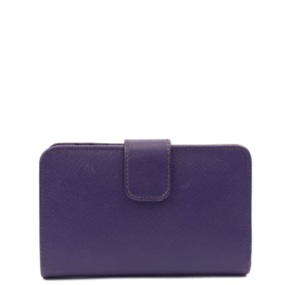 Prada Wallet Bifold Wallet  in invalid, Leather — Top View