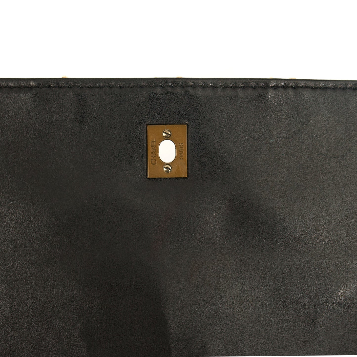 Chanel Shoulder Bag Wildstitch Flap Bag in Black, Leather — Alternate View 28