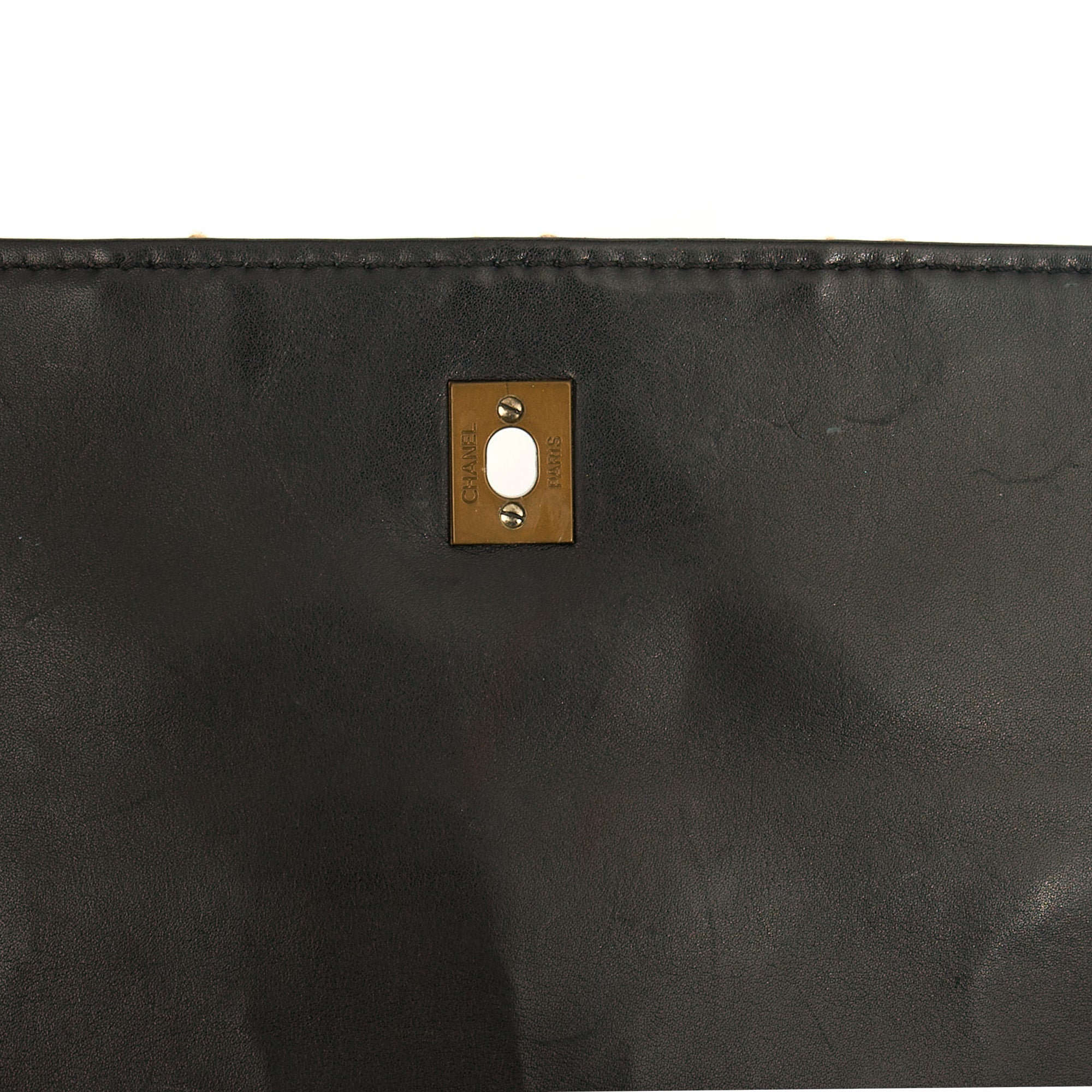 Chanel Shoulder Bag Wildstitch Flap Bag in Black, Leather — Alternate View 28