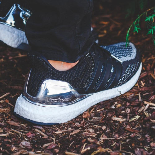 Adidas Ultra Boost LTD Olympic Pack Silver — UK 3.5 | EU 36 | US 4 — Side View