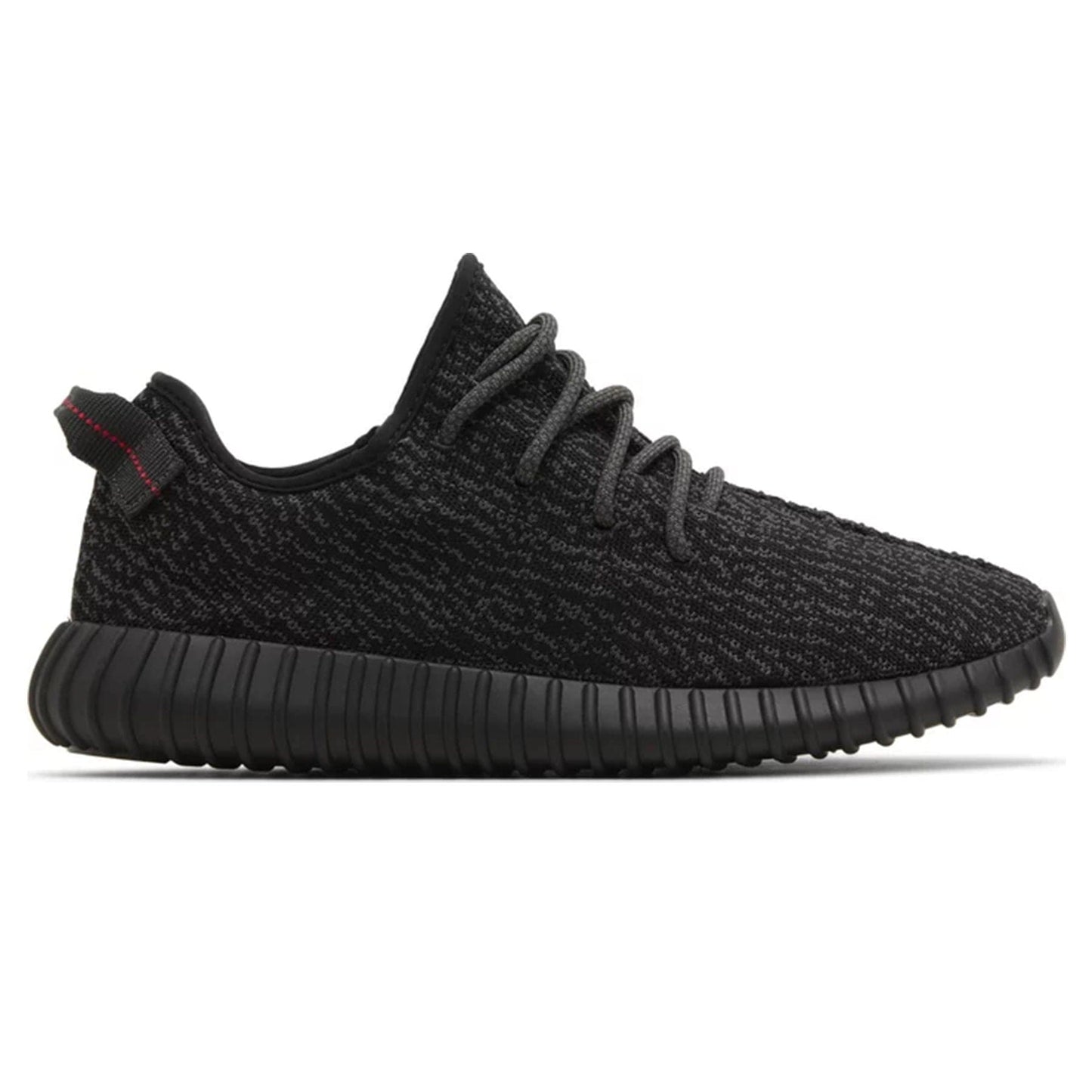 Adidas Yeezy Boost 350 'Pirate Black' 2022 — UK 3.5 | EU 36 | US 4 — Side View